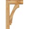 Ekena Millwork Imperial Block Rough Sawn Bracket w/ Offset Brace, Western Red Cedar, 6"W x 18"D x 30"H BKT0604X18X30IMP05RWR - alternate 2